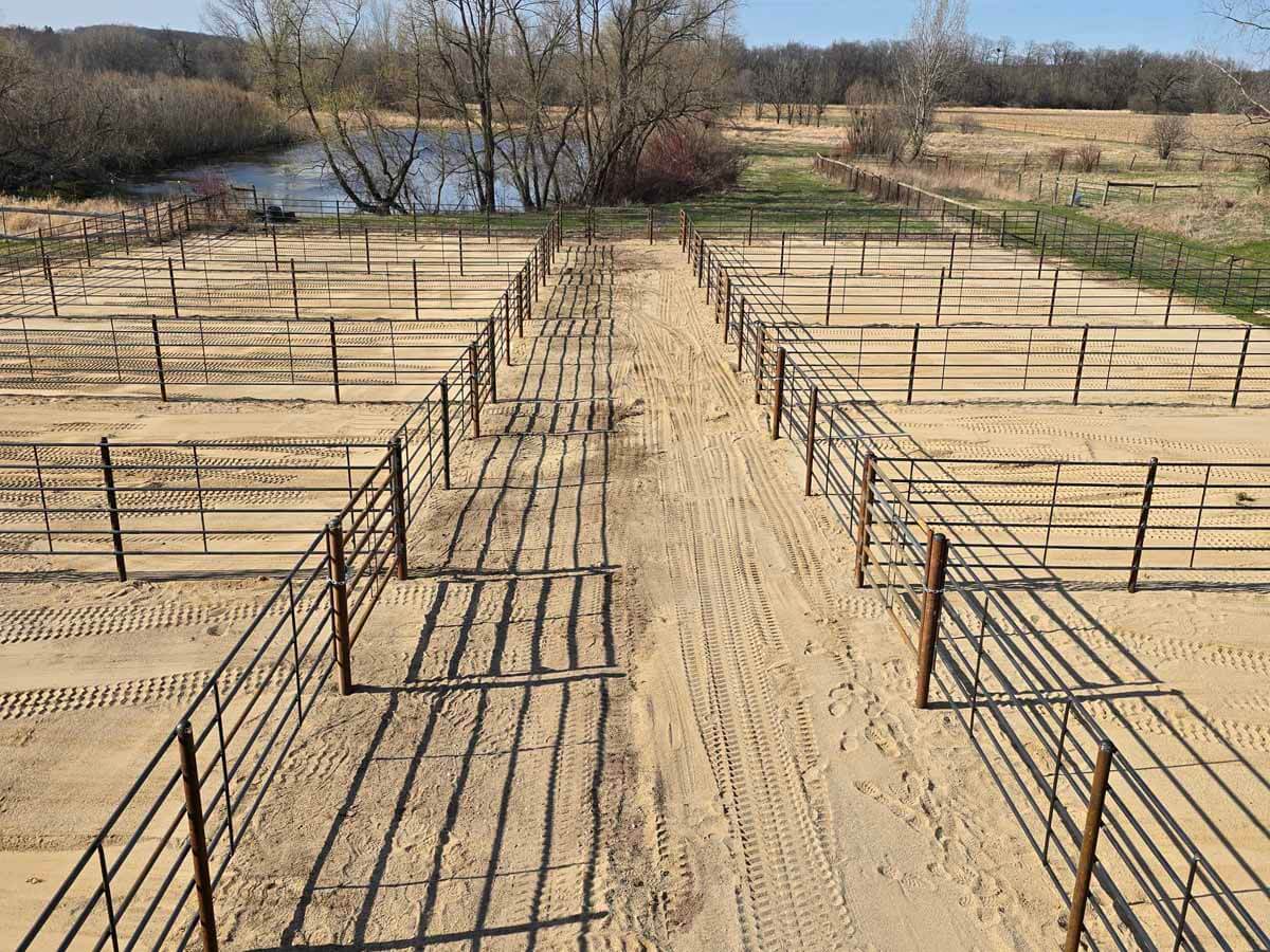 Fence with Continuous Farm Fence installed in Madison Wisconsin for cattle in Madison Wisconsin