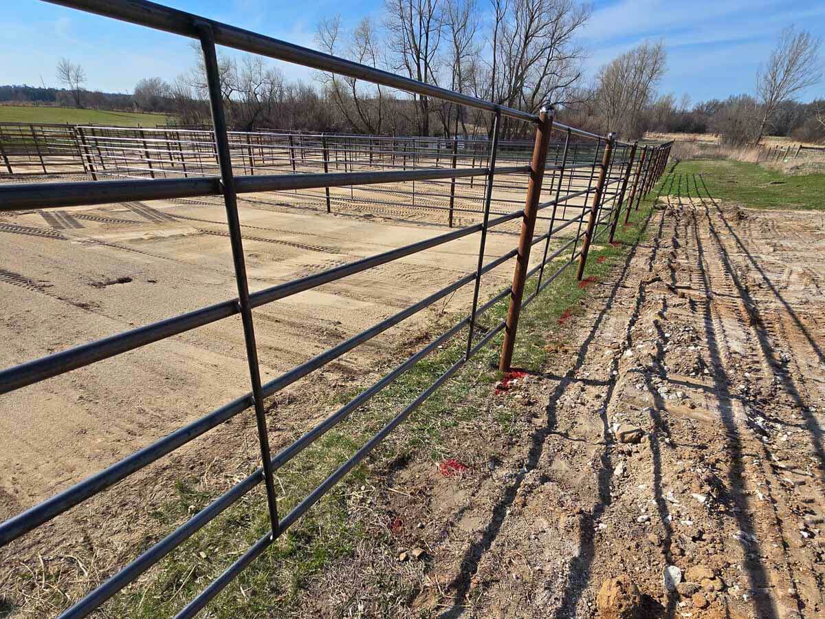 Fence with Continuous Farm Fence installed in Madison Wisconsin on an agricultural property in Madison Wisconsin