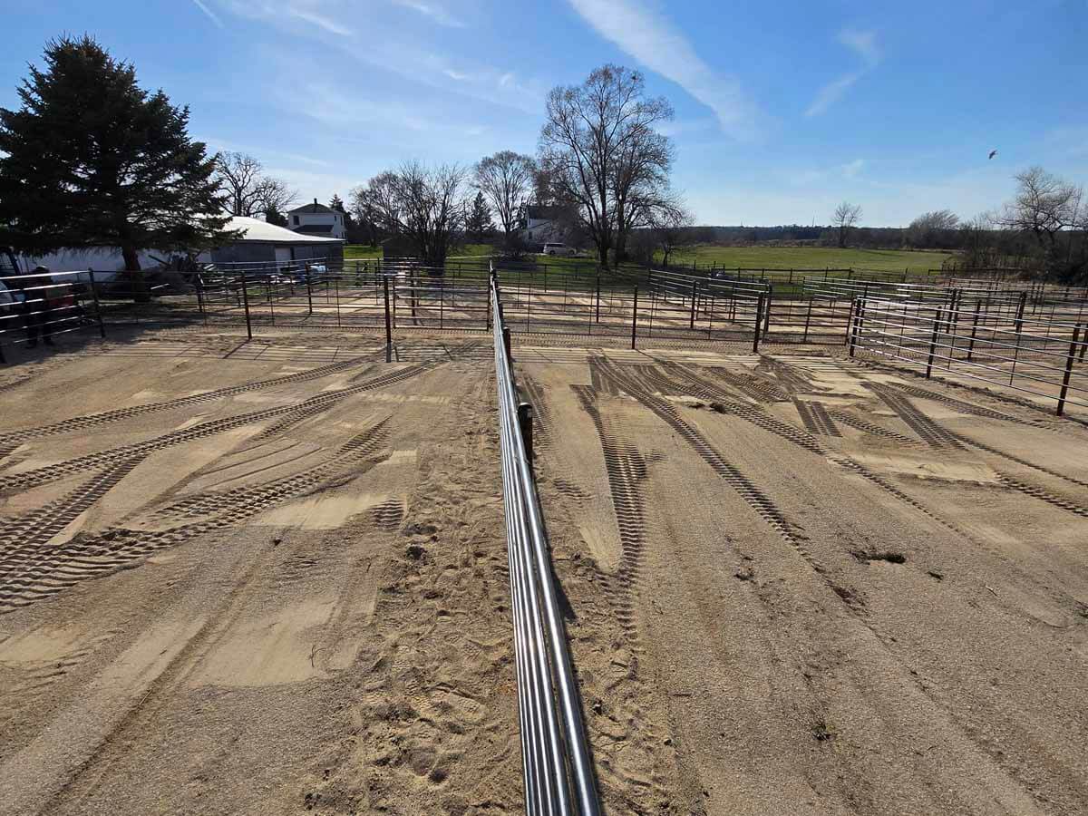 Fence with Continuous Farm Fence installed in Madison Wisconsin on an agricultural property in Madison Wisconsin