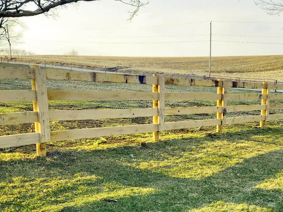 board fence Lacrosse Wisconsin