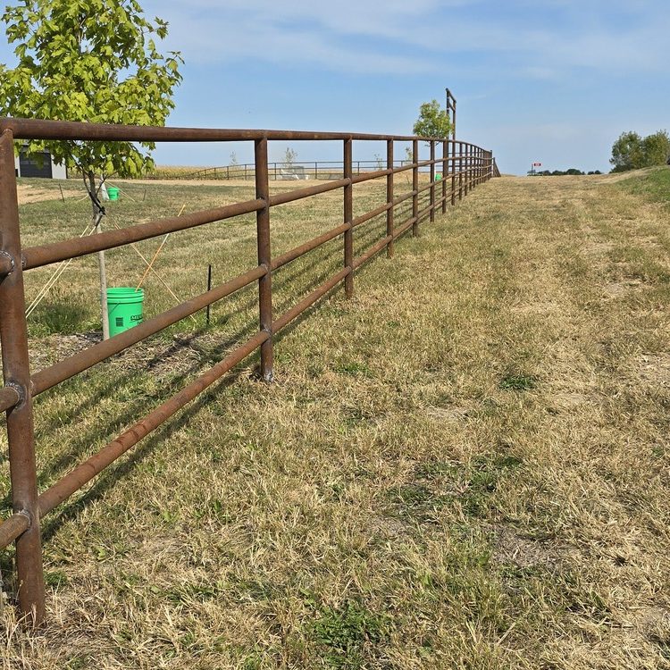 Fence project near Baraboo, Wisconsin