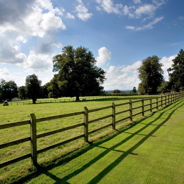 Post and board fence installed near Cedar Rapids, Iowa