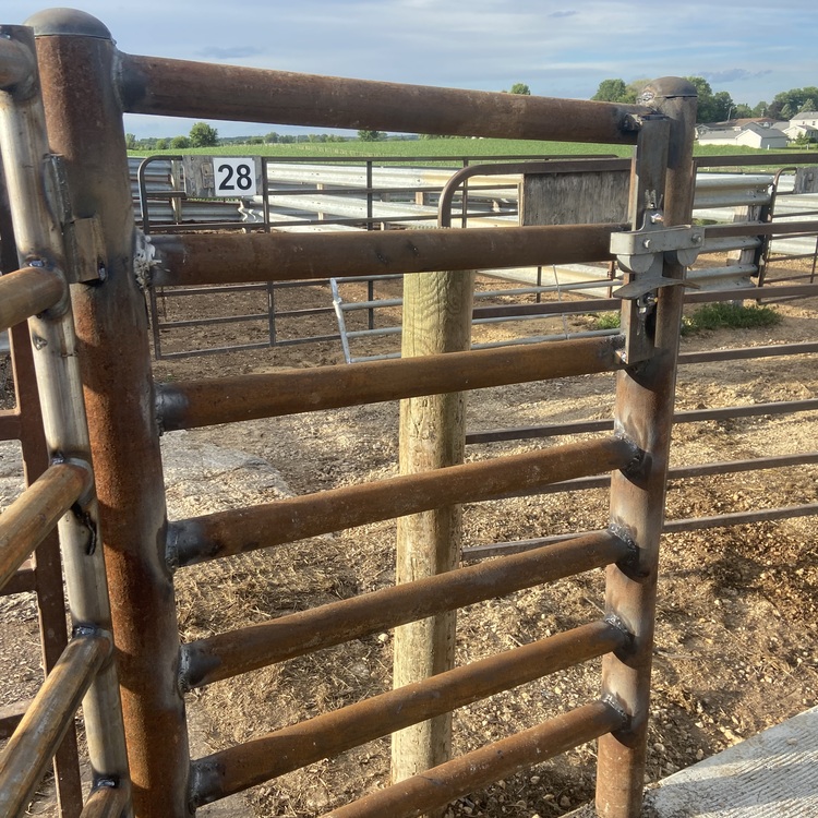 Fence project near Baraboo, Wisconsin