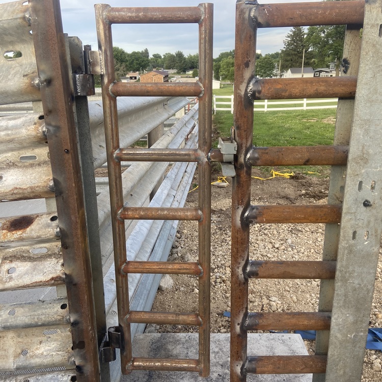 Fence project near Baraboo, Wisconsin