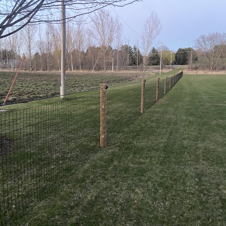 Fence project near Cedar Rapids, Iowa