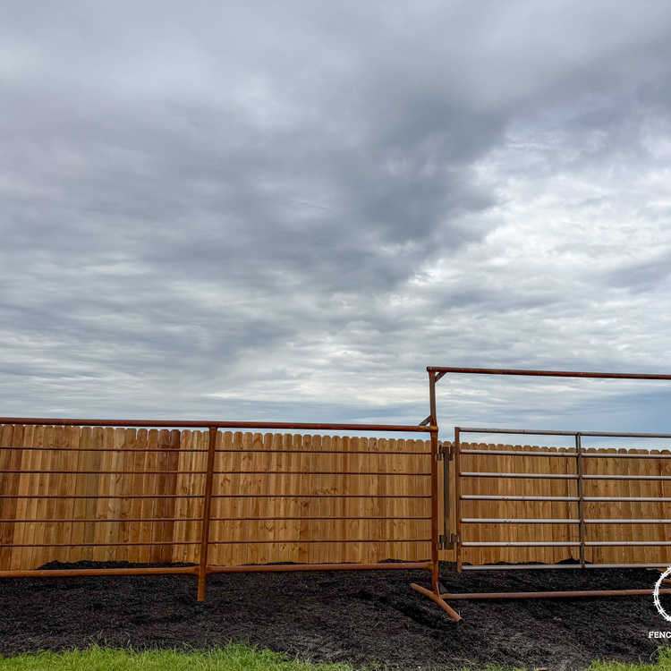 Fence project near Mount Horeb, Wisconsin