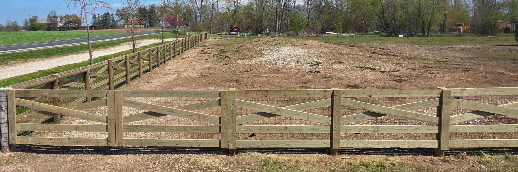 Fence line near Beaver Dam, Wisconsin